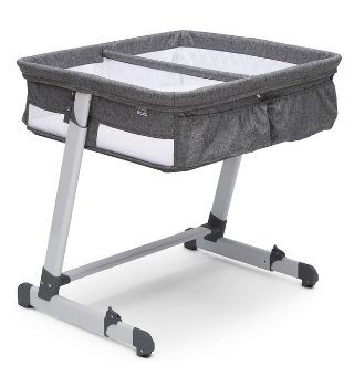 Simmons Kids By The Bed City Sleeper Bassinet for Twins